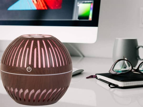 Luftfugter aromaterapi diffusor led natlys rgb