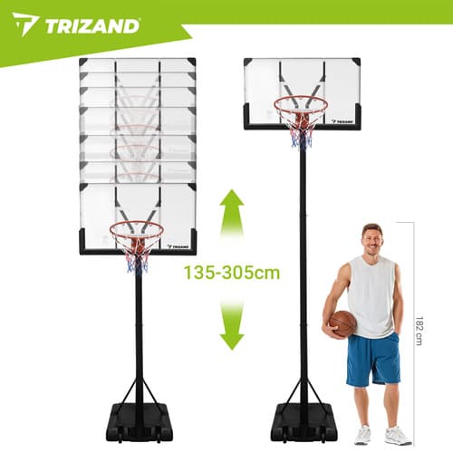 Basketkorg med ställning - 305 cm
