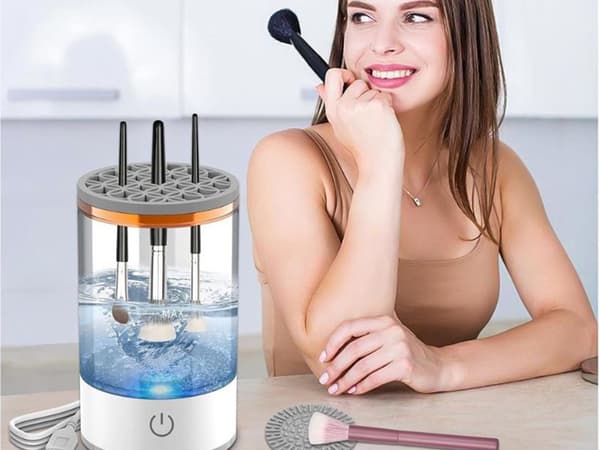 Rengøringsstation makeupbørster USB