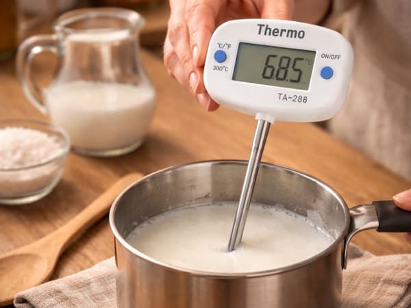 Digitalt køkkentermometer med stegeprobe