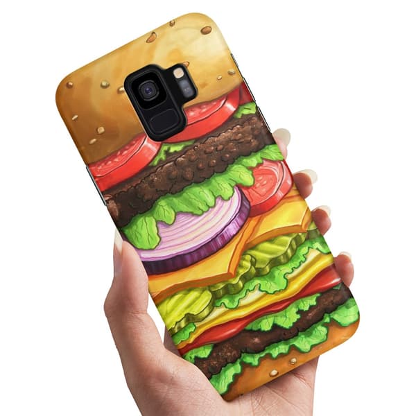 Deksel / Mobildeksel til Samsung Galaxy S9 - Hamburger