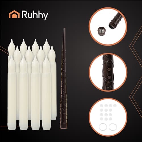 LED-Ljus - 16cm - 12st