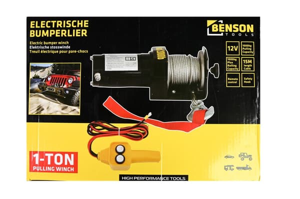 Elektrisk vinsj 12V 2000 LBS