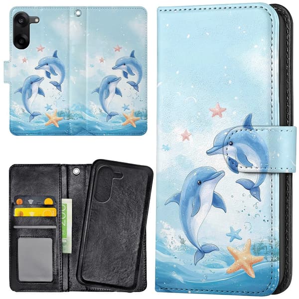 OnePlus Nord CE5 - Plånboksfodral/Skal Dolphins