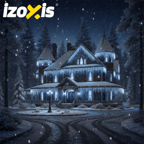 Udendørsbelysning 500 LED - 22,5 m koldhvid