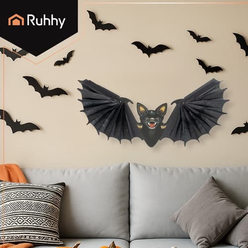 Hengende flaggermus - Halloween-pynt
