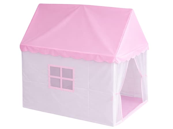 Lektält slott rosa stort