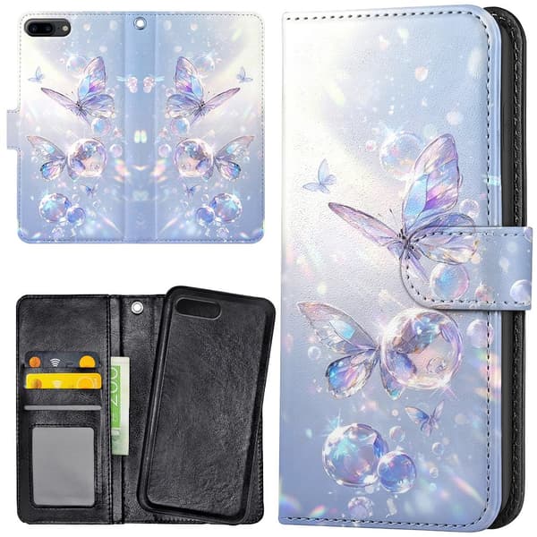 iPhone 7/8 Plus - Lommebok Deksel Butterflies
