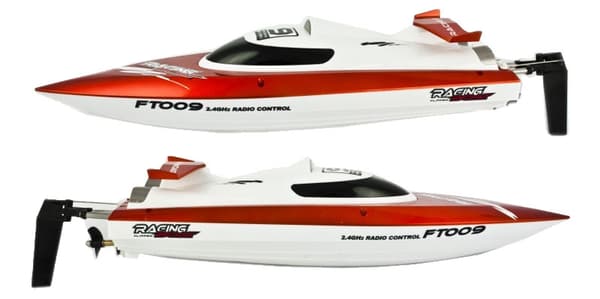 Radiostyrd Racing Båt / RC Motorbåt - FT009 - Red