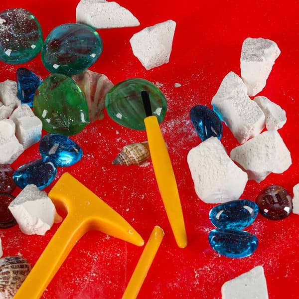 Utgraving diamantsteiner arkeologisk sett