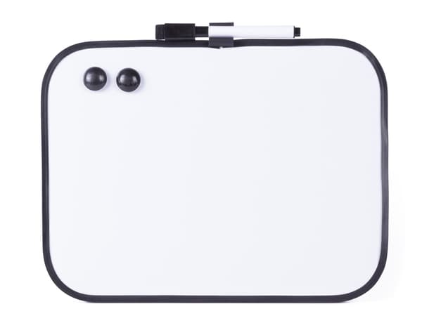 Whiteboard med pen og magneter