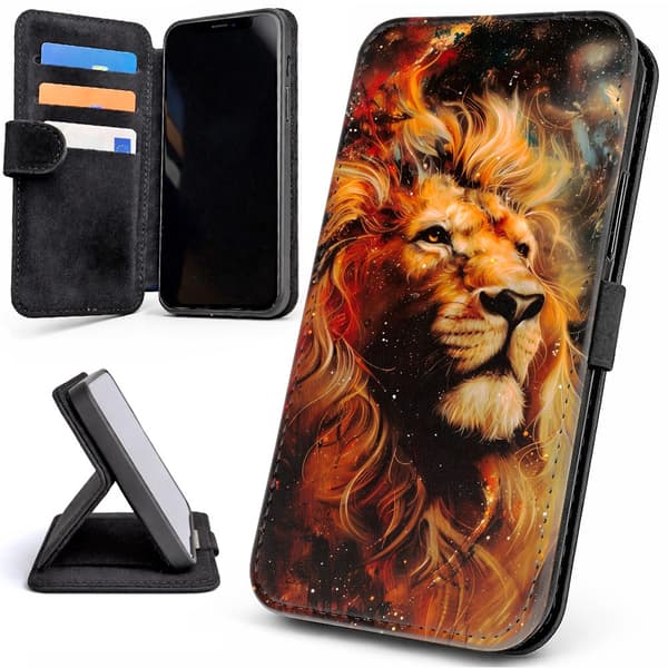 Lommebok Deksel / Mobildeksel til iPhone 17 - Lion