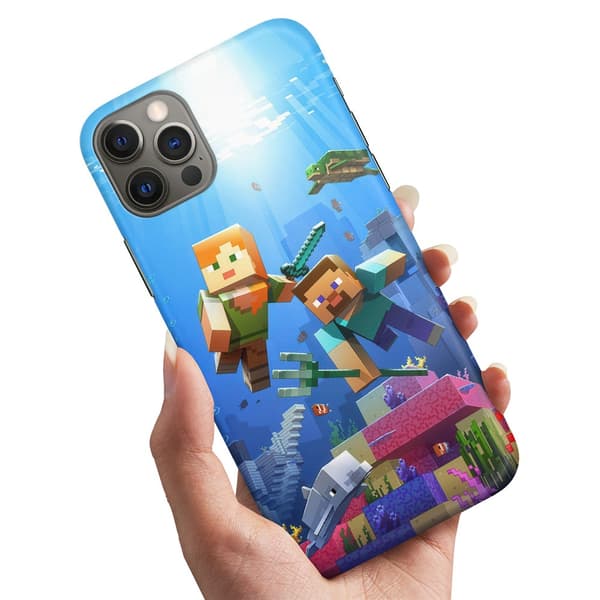 Deksel / Mobildeksel til iPhone 15 Pro - Minecraft