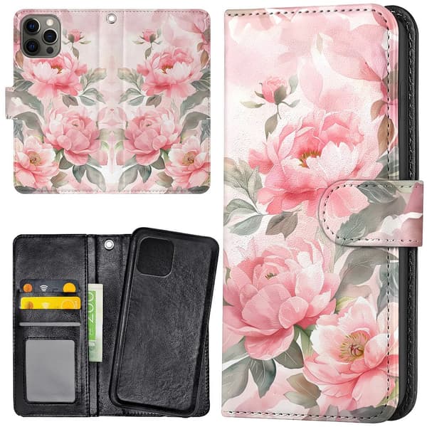 iPhone 15 Pro Max - Lommebok Deksel Flowers