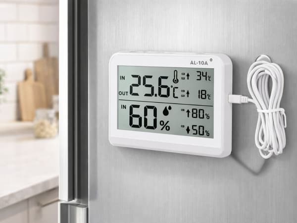 Väderstation LCD termometer hygrometer inomhus