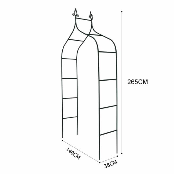 Rosenbåge för klätterväxter - 240 cm