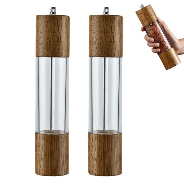 Salt- och Pepparkvarn i Trä – 2-pack