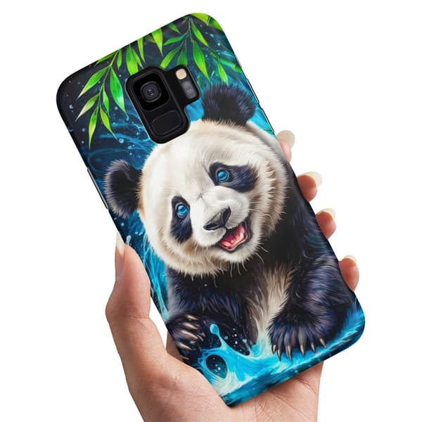 Deksel / Mobildeksel til Samsung Galaxy S9 Plus - Panda