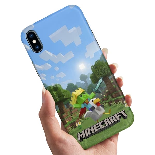 Deksel / Mobildeksel til iPhone X / XS - Minecraft