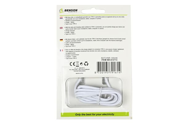USB-C kabel 1 m