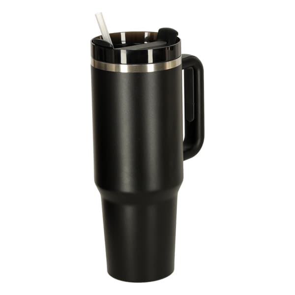 Termosmuki kahvalla - 1200 ml - Musta