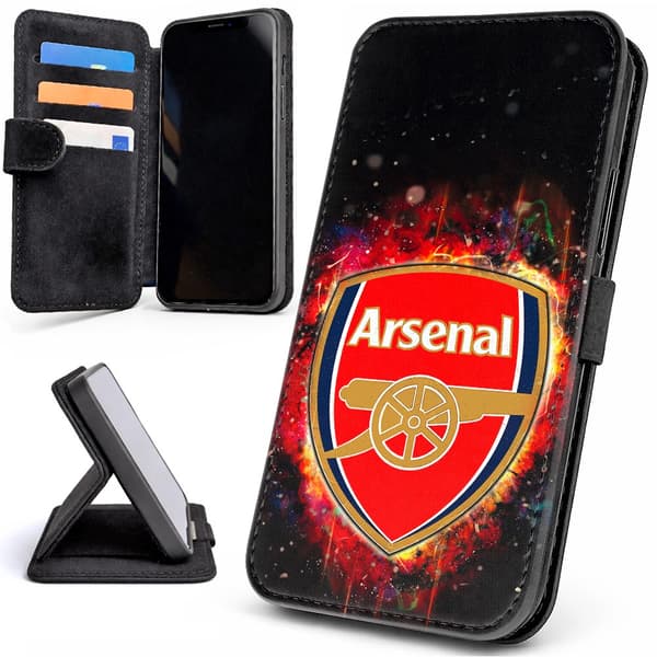 Lommebok Deksel / Mobildeksel til iPhone 17 Pro - Arsenal