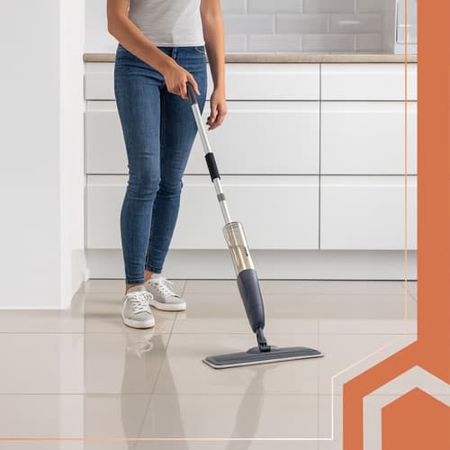 Spraymoppe - Gulvmoppe med sprayfunktion