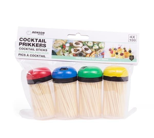 Cocktailpinner 4 stk