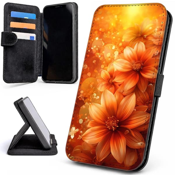 Lommebok Deksel / Mobildeksel til iPhone 17 Pro Max - Flowers