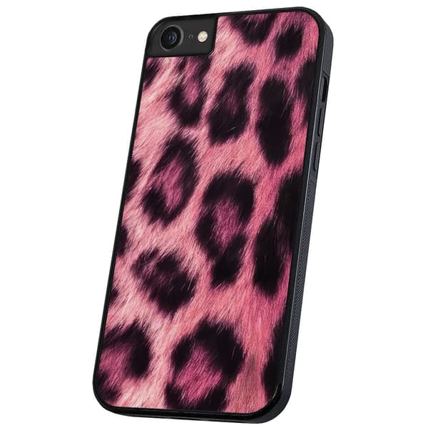 iPhone 6/7/8 Plus - Deksel/Mobildeksel Pink Leopard
