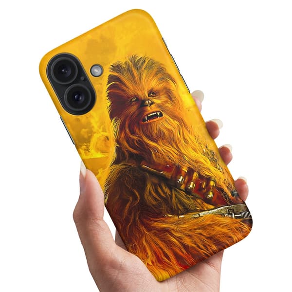 Deksel / Mobildeksel til iPhone 16 Plus - Chewbacca Star Wars