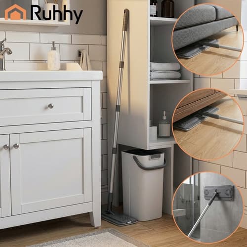 Flad Gulvmoppe 8,5L - Moppe med spand