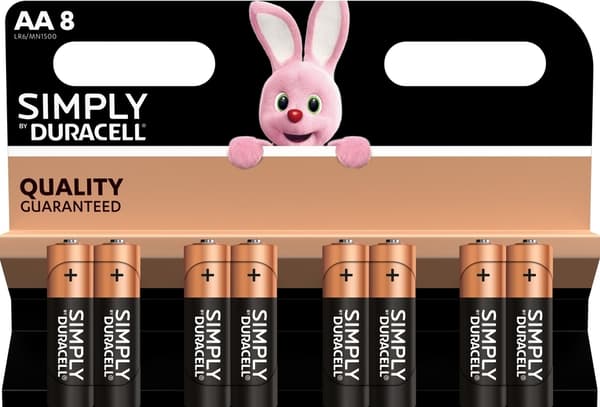Paristo Duracell Plus AA LR6 8 kpl