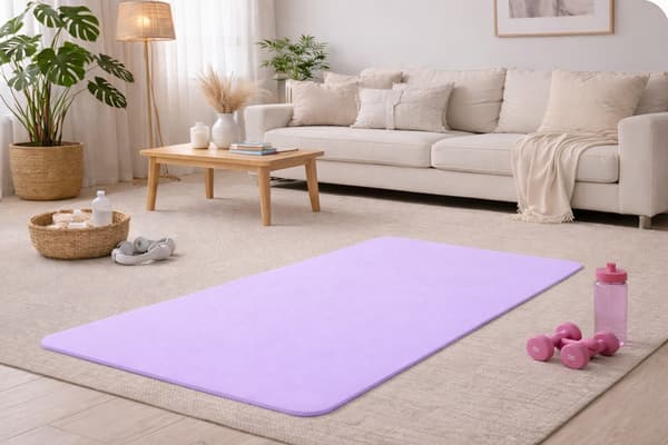 Yogamåtte 170 cm tyk