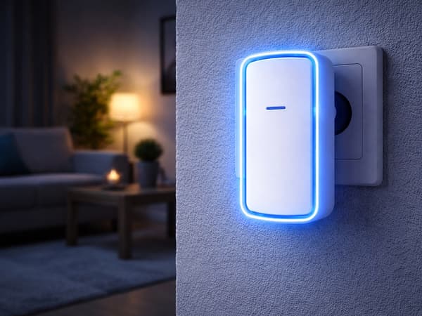 Trådlös dörrklocka kinetisk LED 130 m