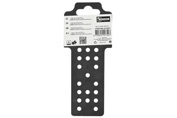 Strikk flat 180 cm med karabinkrok