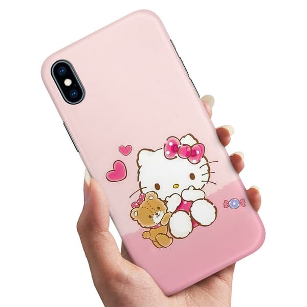 Deksel / Mobildeksel til iPhone XS Max - Kitty