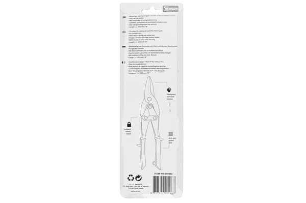 Pladesaks lige 250 mm