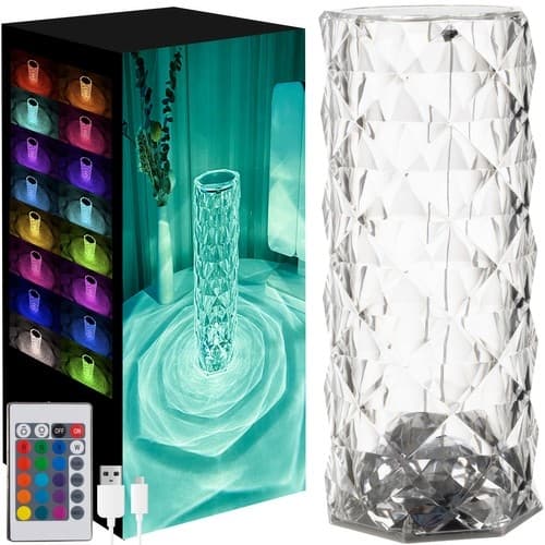 Bordlampe Krystall – RGB