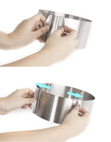 Kagering / Justerbar bageform - 16-30 cm