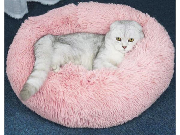 Fluffy hundeseng kattesengklær myk pute sofeseng 50cm