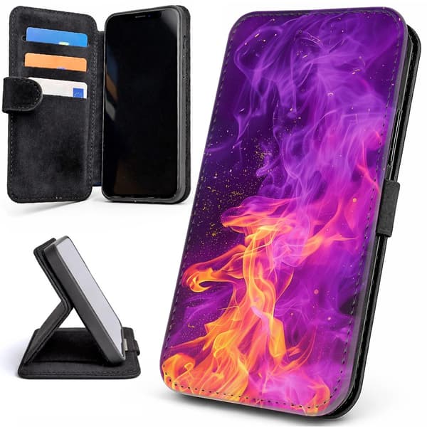 Lommebok Deksel / Mobildeksel til iPhone 7 / 8 / SE - Fire