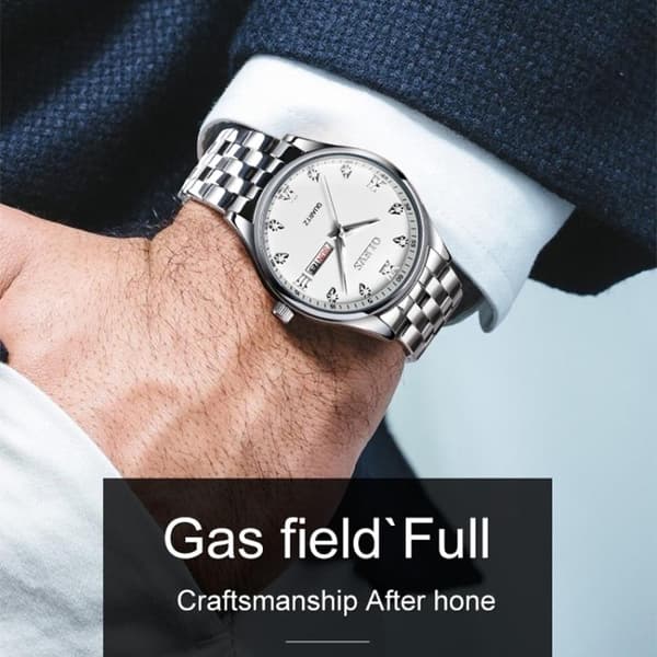 Quartz Ur / Armbåndsur - Vandtæt – Sort