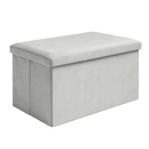 Fodskammel / Siddehynde - 60x30cm - Lysegrå