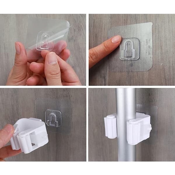 Tool Holder - Wall-mounted holder for broom - 1-Pack