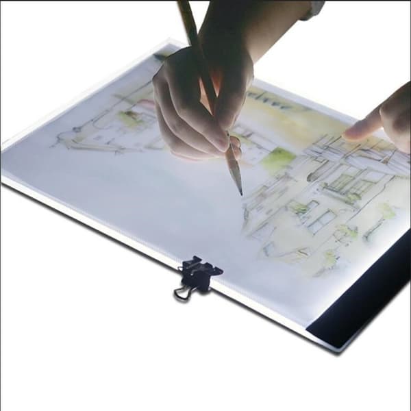 A4 LED Tegneplade - Lysbord / Lysplade – Bærbar