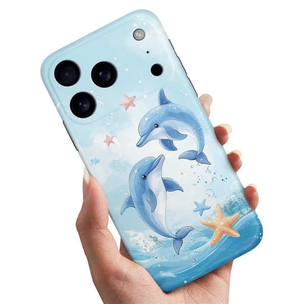 Cover / Mobilcover til iPhone 17 Pro Max - Dolphins