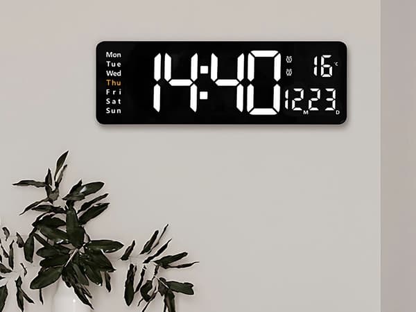 Digital väckarklocka LED - Temperatur och datum
