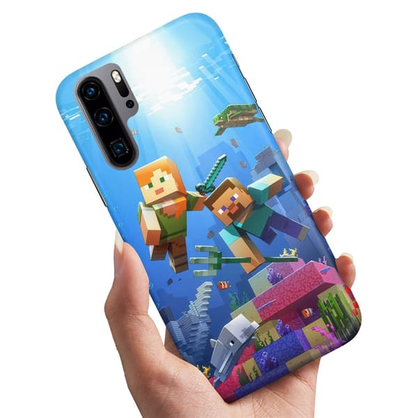 Deksel / Mobildeksel til Huawei P30 Pro - Minecraft