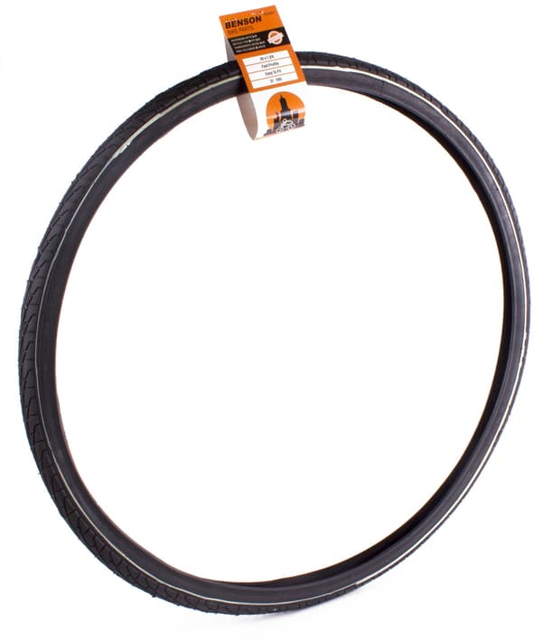 Cykeldäck 26 x 1 3/8 vit rand